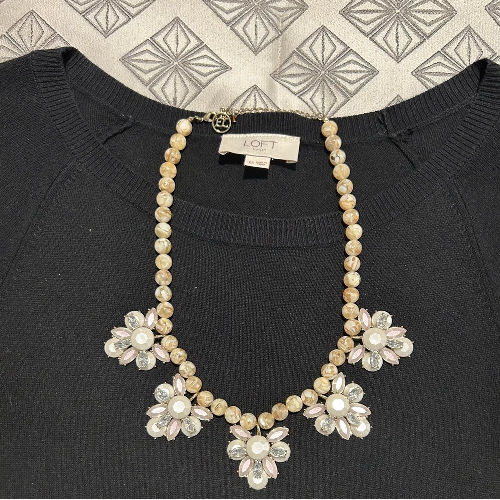 Erica Lyons Flower Statement Necklace